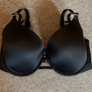 Savage X Fenty Rihanna Black Lightly Lined Demi Bra Size 34DDD